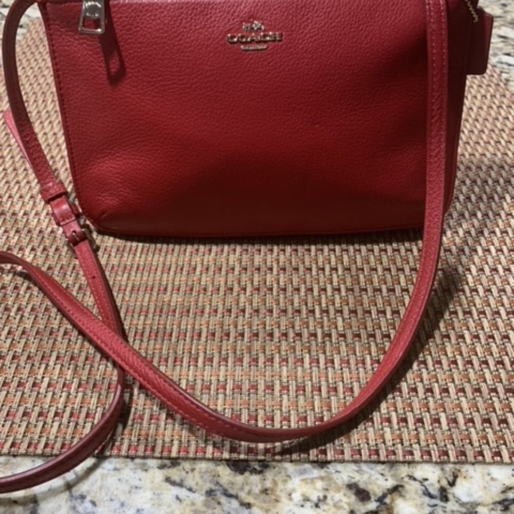 Coach Red Current Crossbody Bag